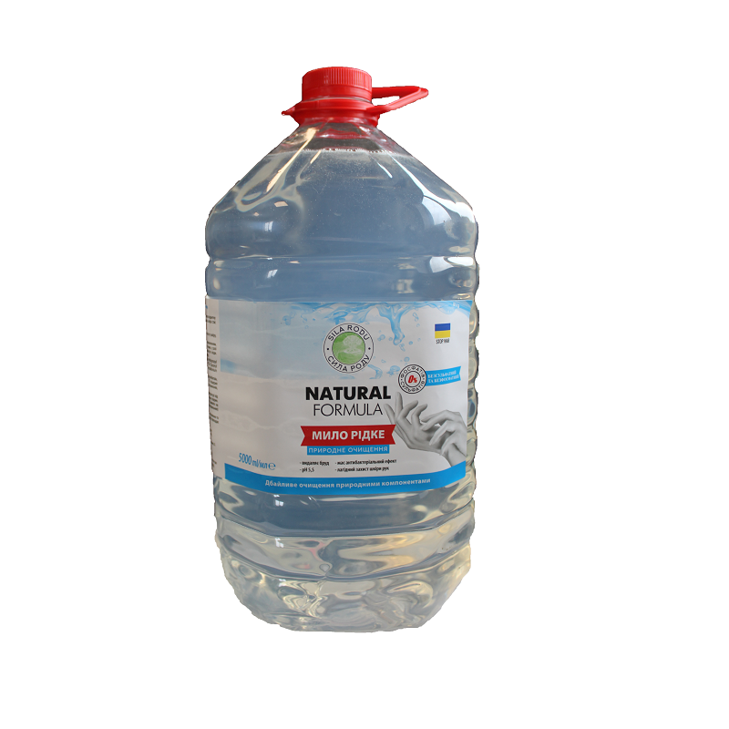 Мило рідке «Природне очищення» без фосфатів та сульфатів (без дозатора) 5л